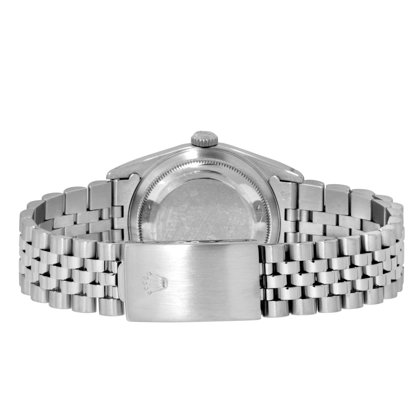 Rolex Mens 36mm Datejust 16014 Blue Diamond steel Jubilee