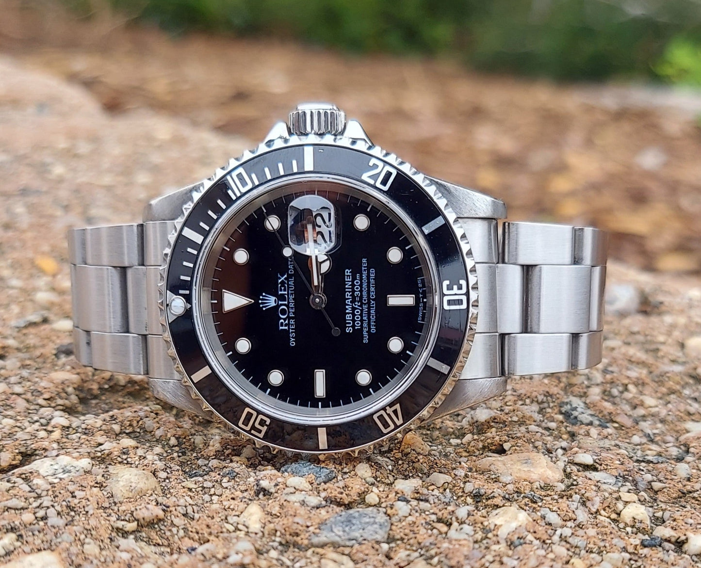 Rolex Men's 40mm 16610 Submariner Black Oyster steel