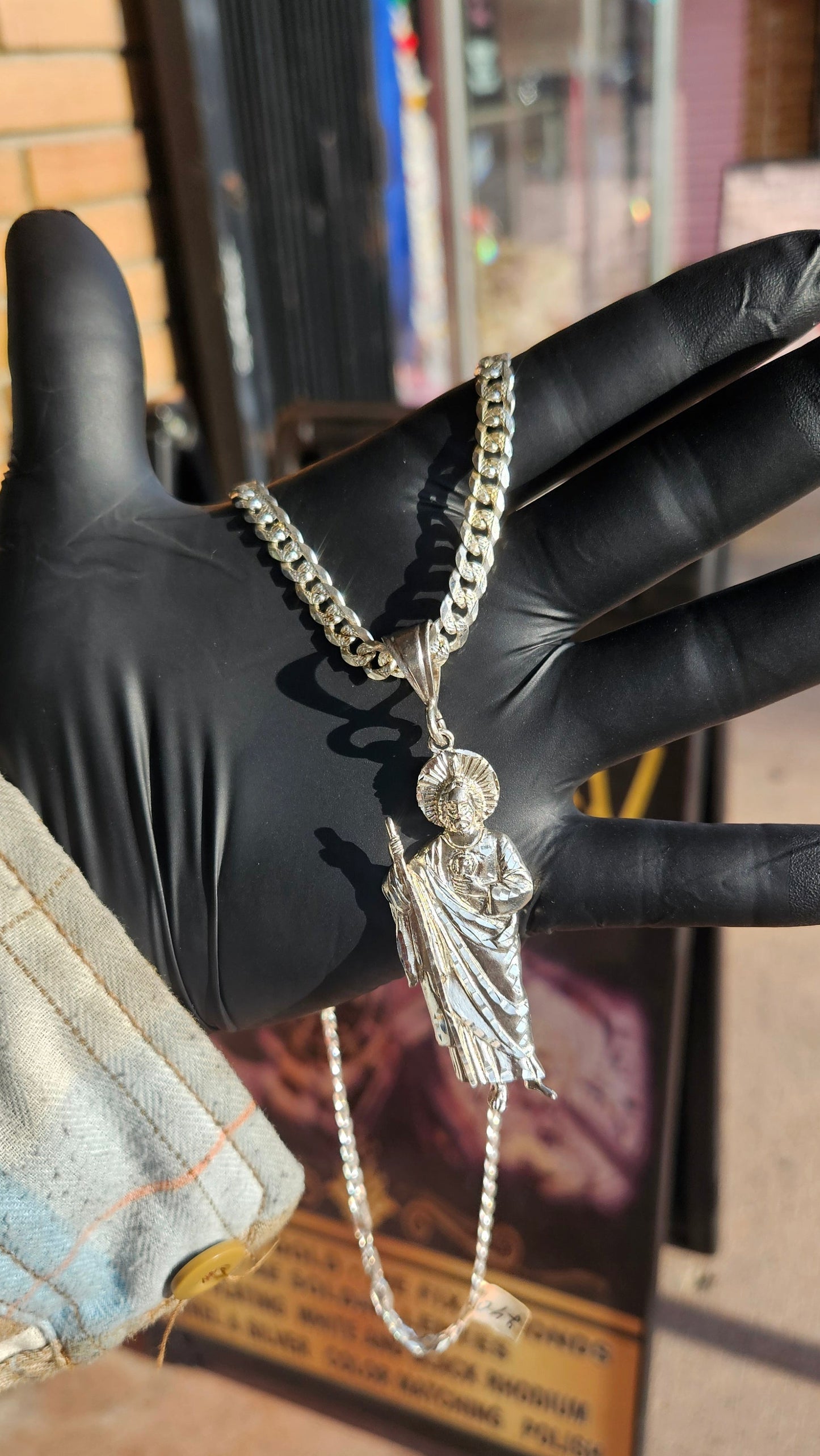 925 Silver Saint Jude Pendant