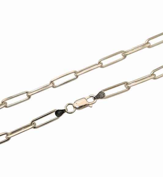 Ladies .925 Silver clip Link Necklace