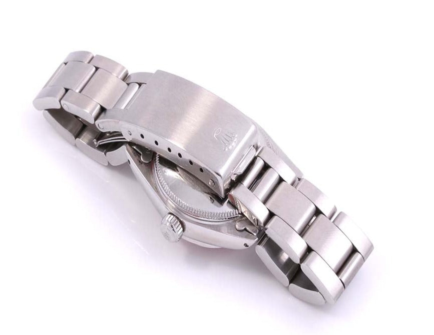 Rolex Unisex 34mm Date Matt Orange Diamond Oyster steel