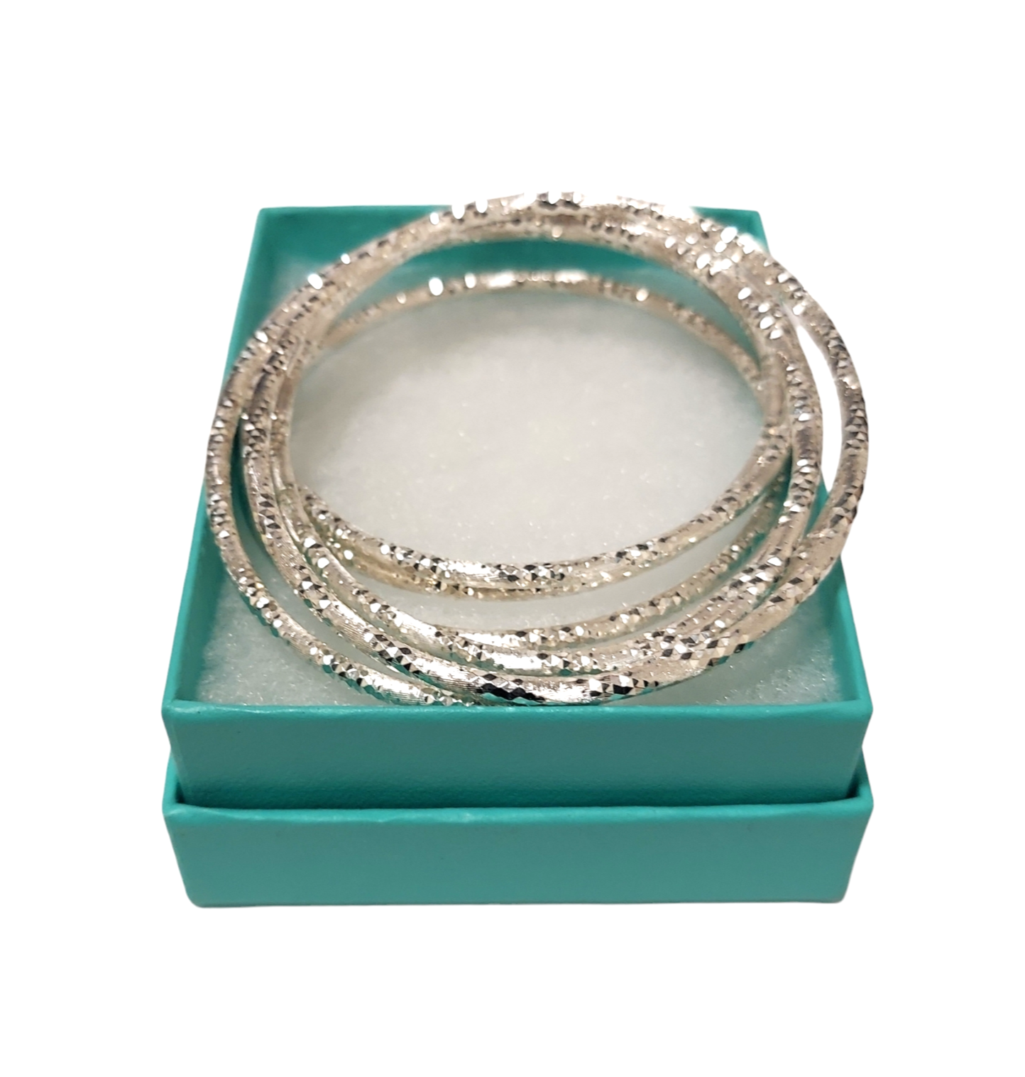 .925 Ladies Silver 7 set Seminario Bangles