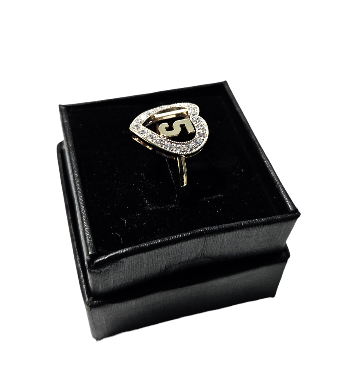 14k Ladies Yellow Gold 15 Anos ZC Ring