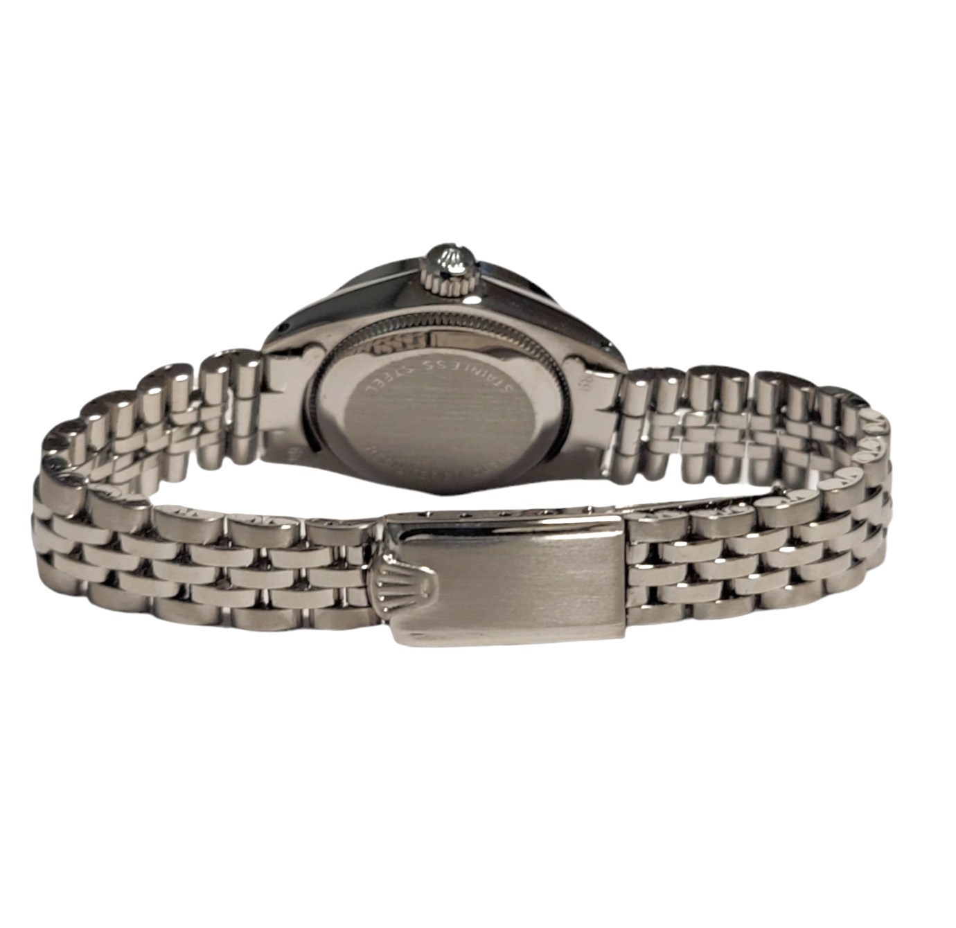 Rolex Ladies 6724 Oyster steel 26mm White Diamond Jubilee