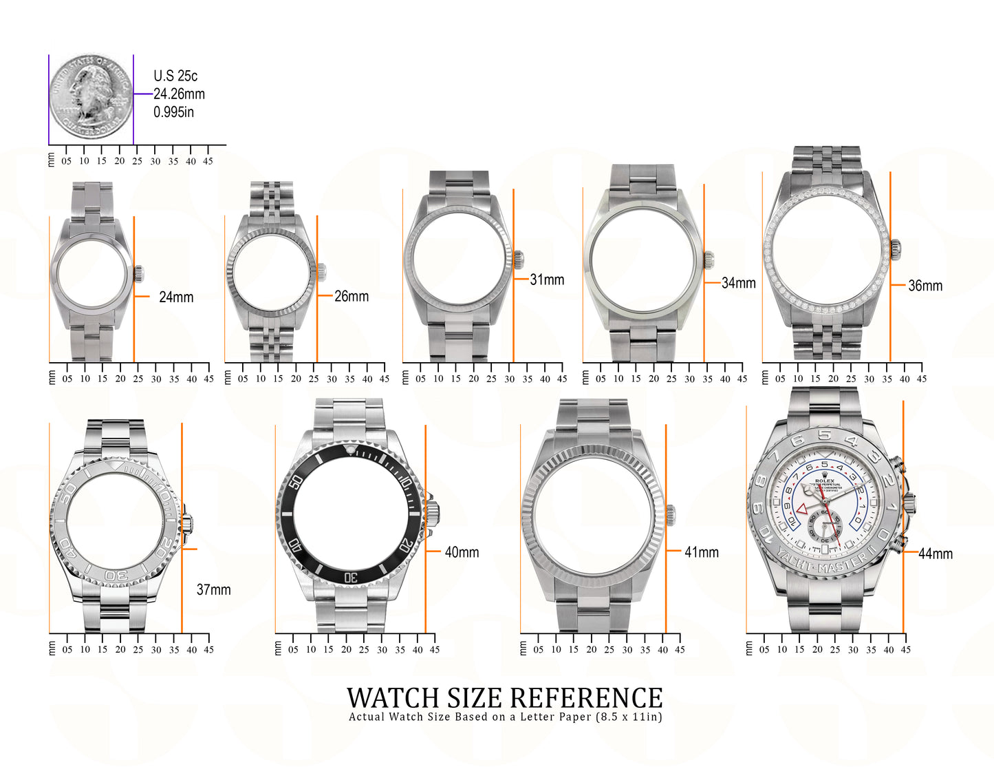 Rolex Unisex 34mm Date 1500 Black Diamond Oyster
