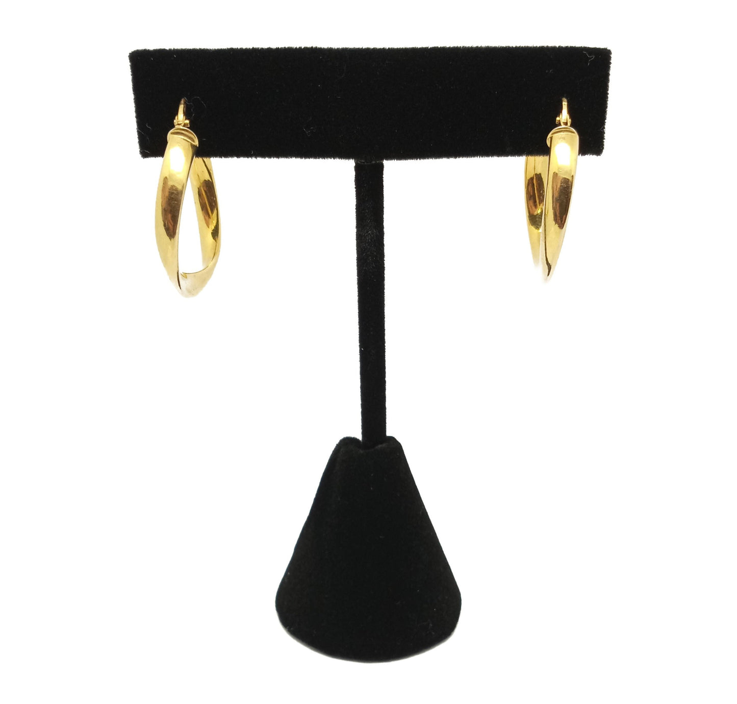 14K Yellow Gold Hoop Earrings
