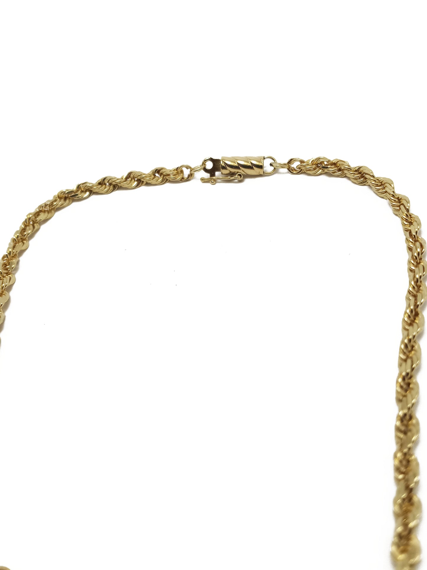 14K Yellow Gold Rope Necklace