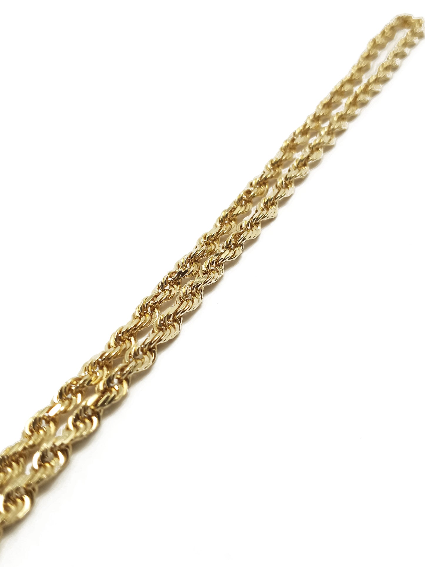 14K Yellow Gold Rope Necklace