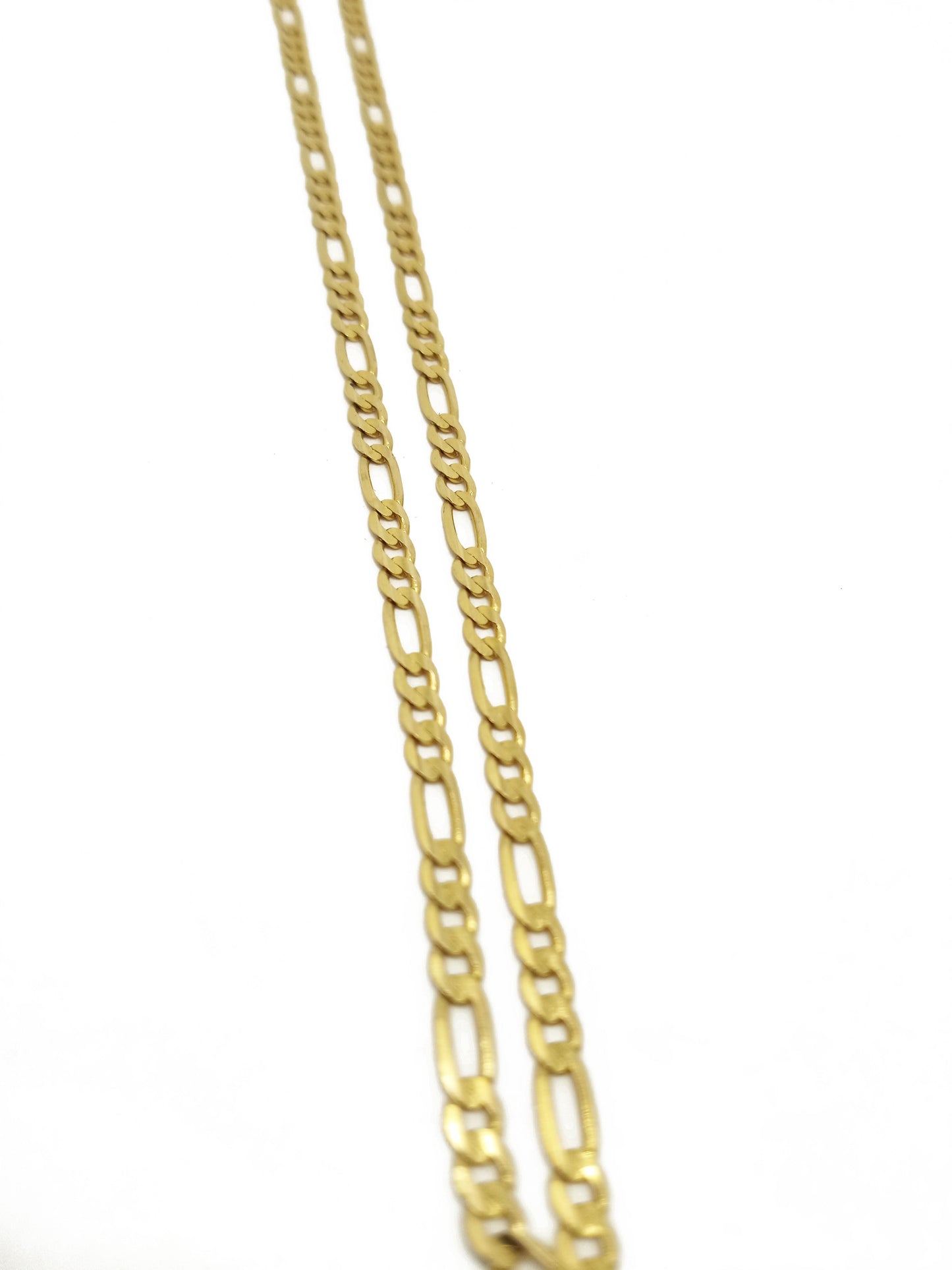 14K Yellow Gold Figaro link Necklace