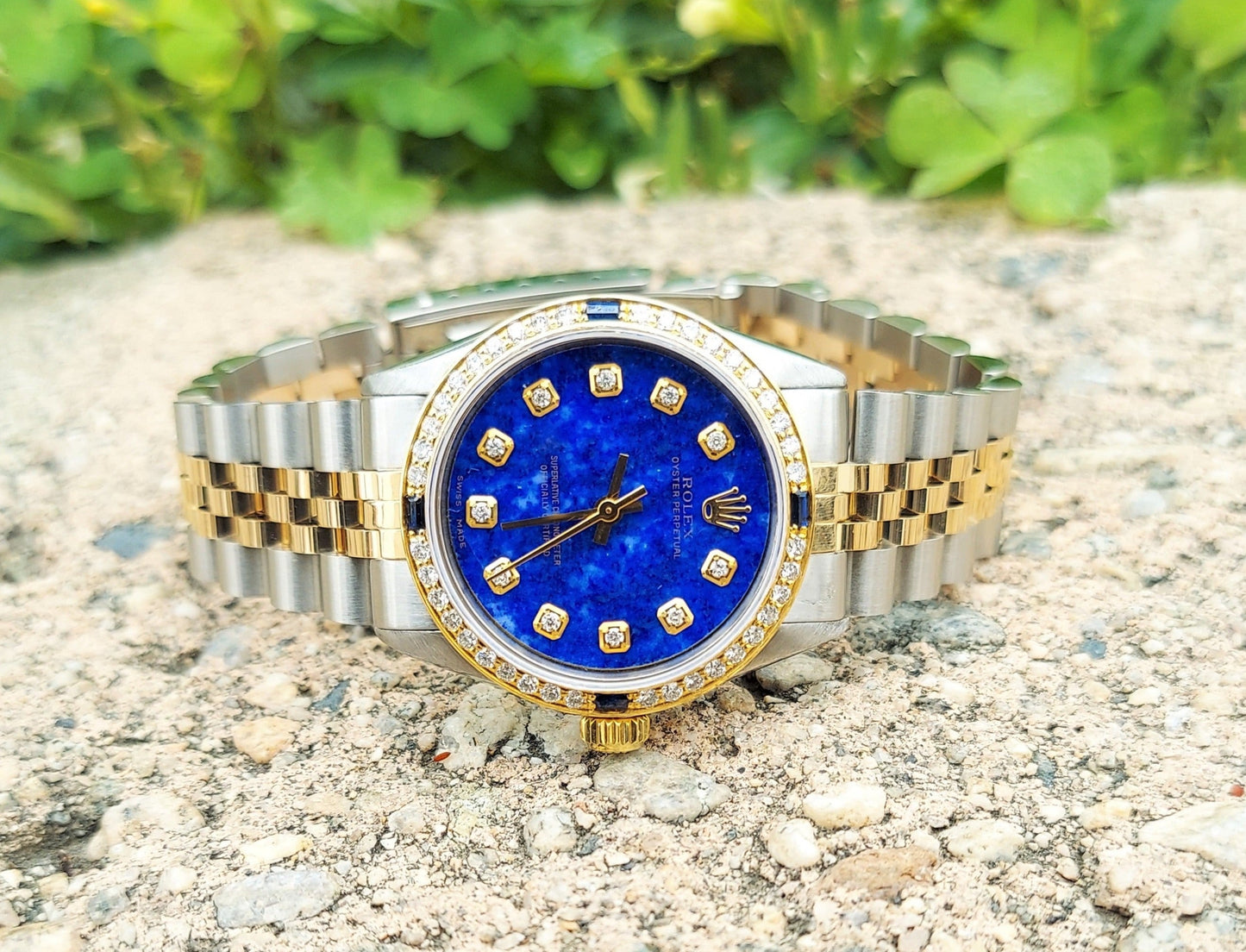 Rolex Ladies 6551 Lapiz Lazuli Diamond 31mm jubilee