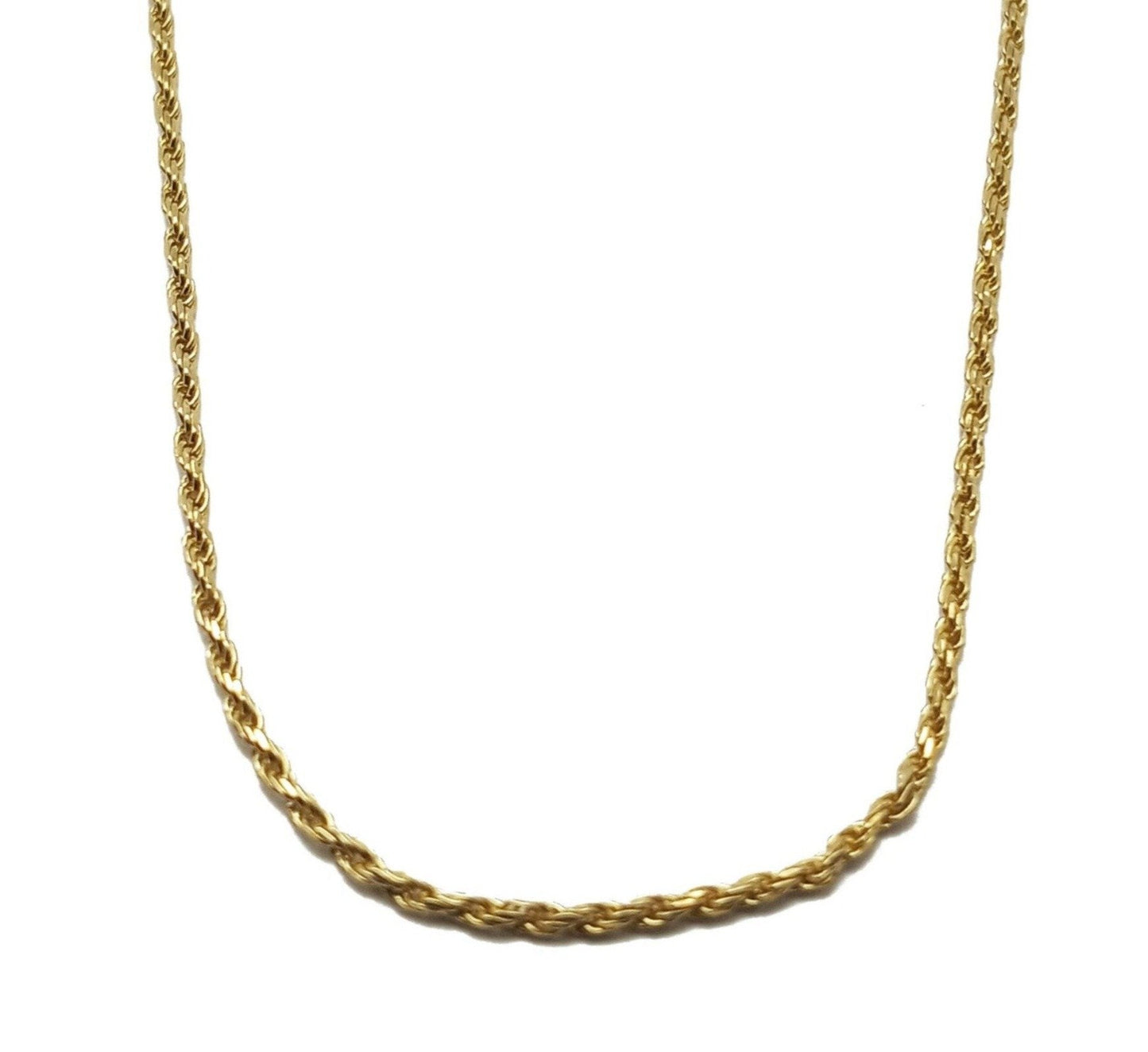 14K Yellow Gold Rope Chain