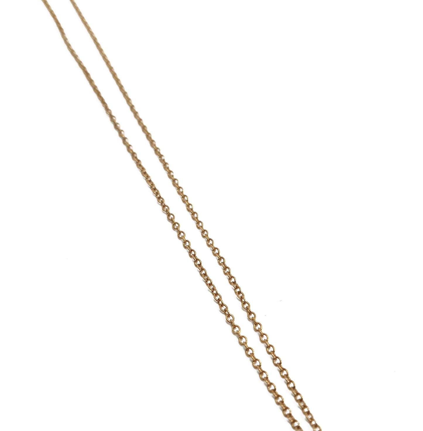 24K Yellow gold Tiffany &Co Diamond pendant & necklace
