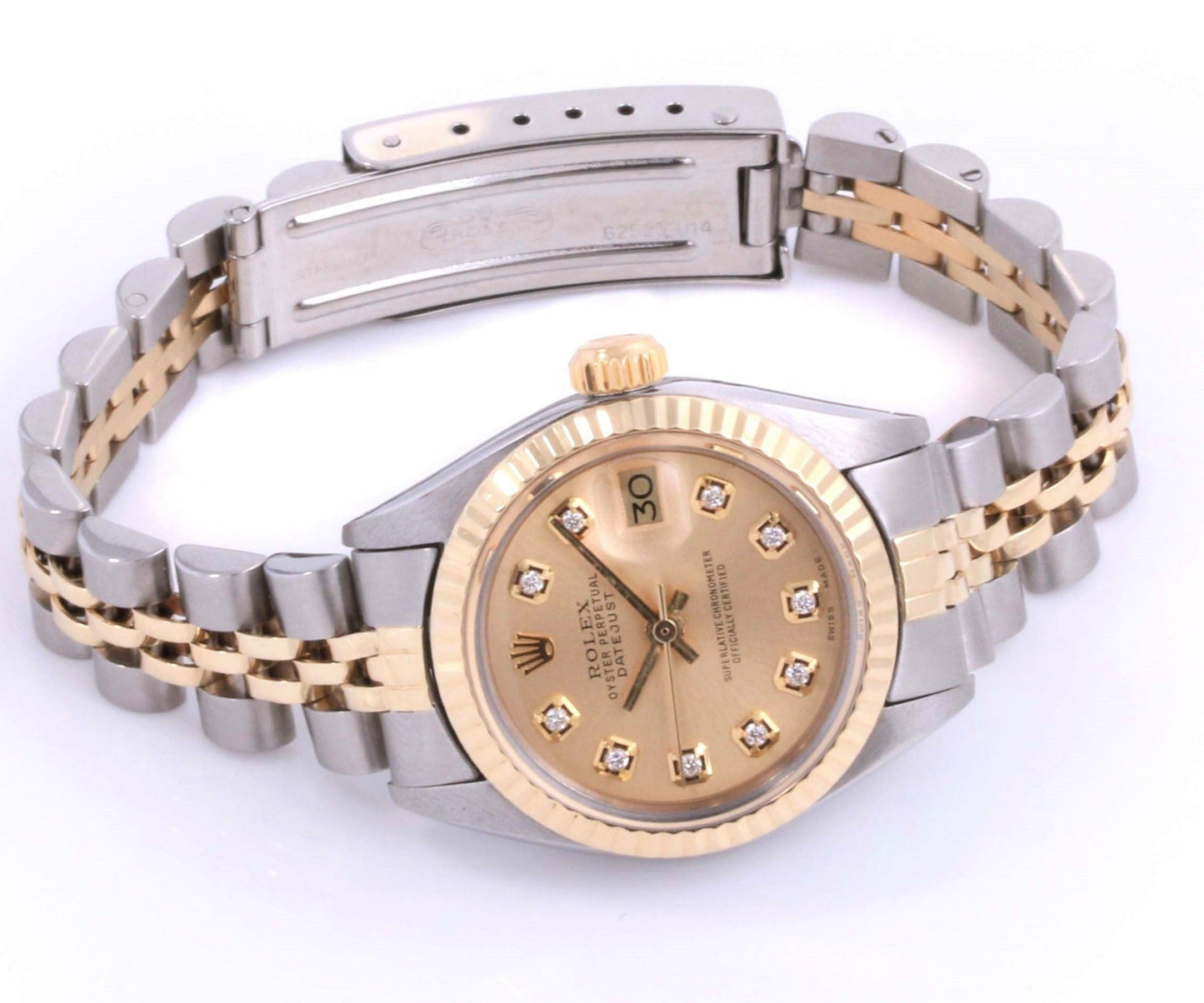 Rolex Ladies 26mm Datejust 6917 Champagne Diamond Jubilee