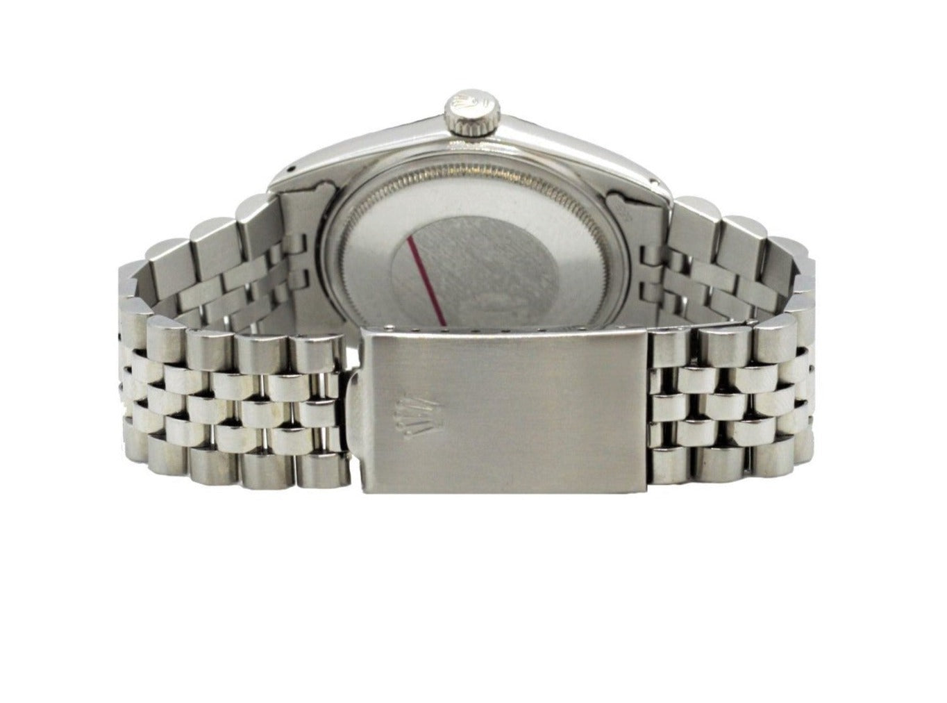 Rolex Mens 36mm Datejust 16000 White Roman Diamond jubilee