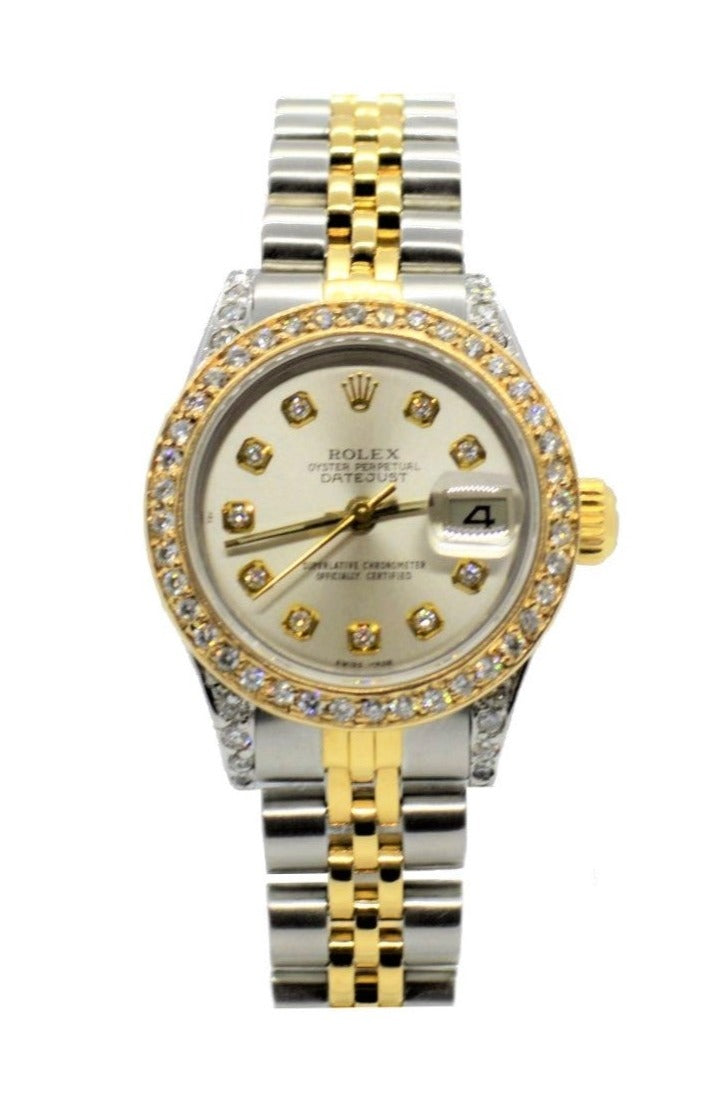 Rolex Ladies Datejust 26mm 69173 Silver diamond jubilee