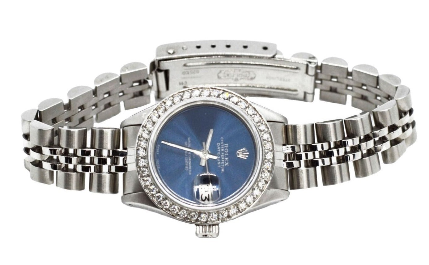 Rolex ladies datejust 26mm 6916 Blue diamond jubilee
