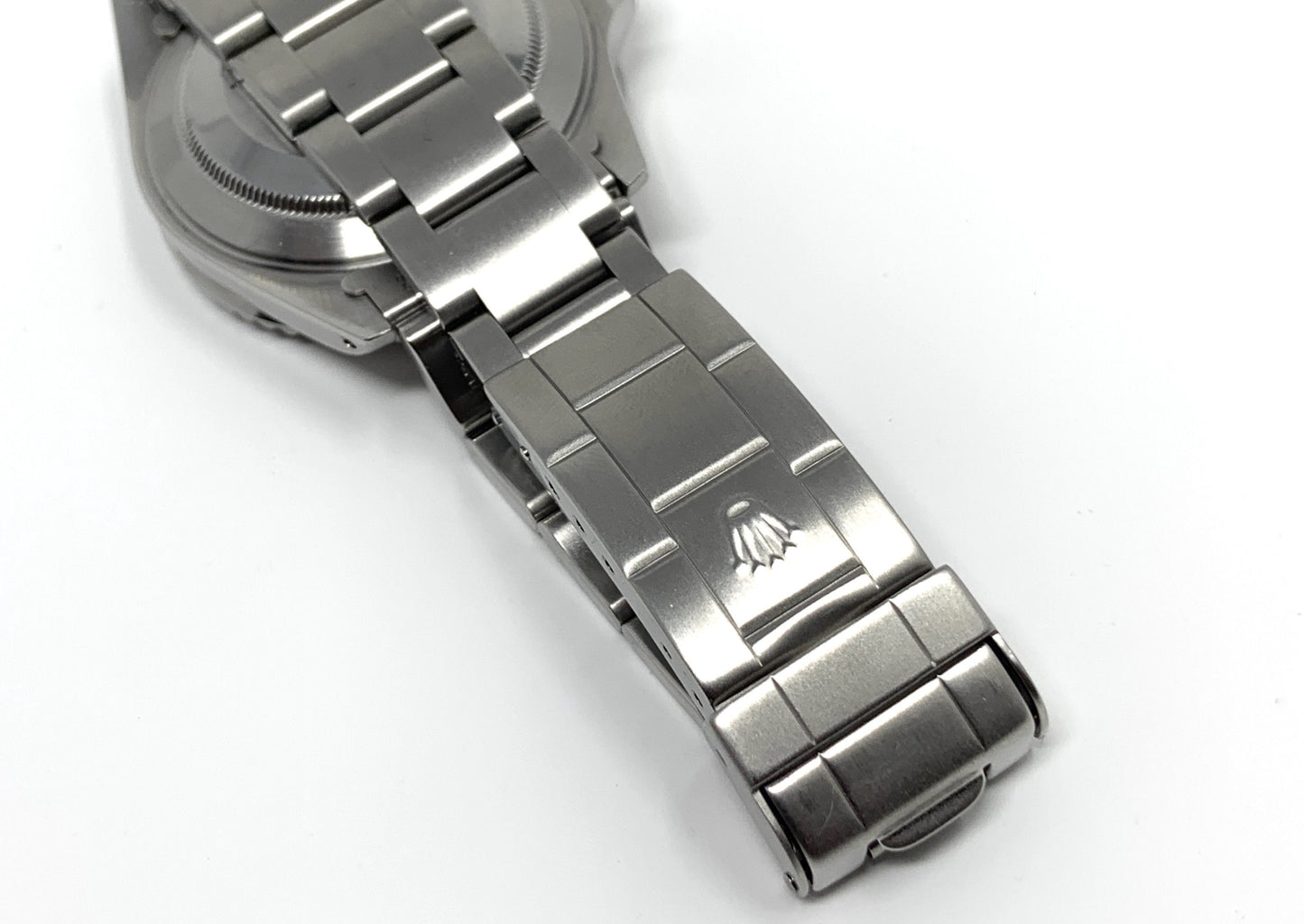 Rolex mens submariner 16610 (S.S) oyster date, black insert and black sub dial - Luxury Diaz