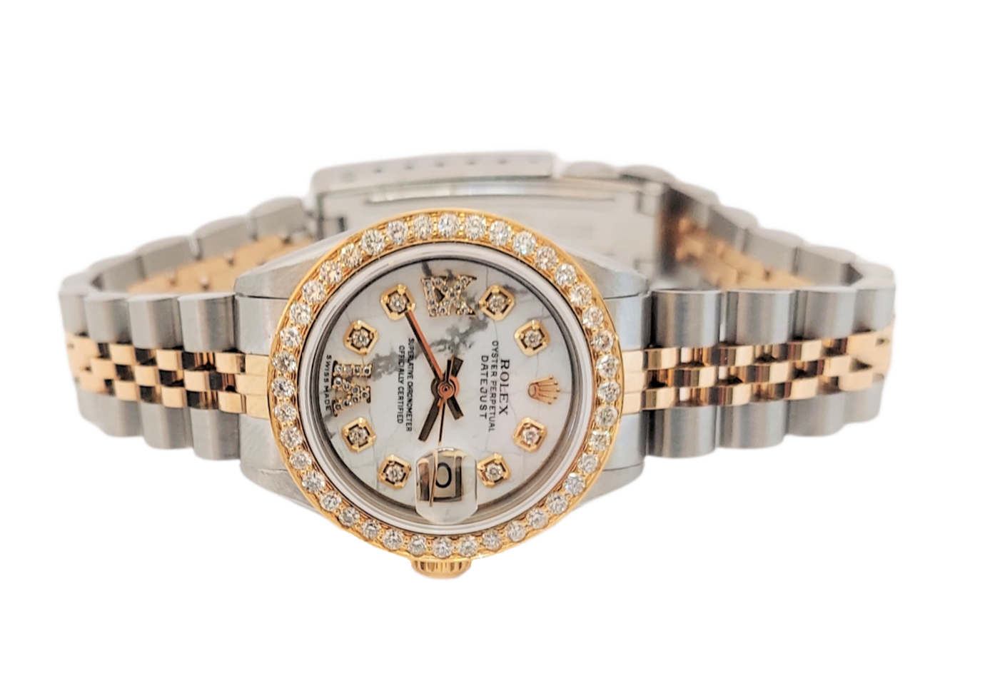 Rolex Ladies 26mm Datedjust 6917 Marble Diamond jubilee