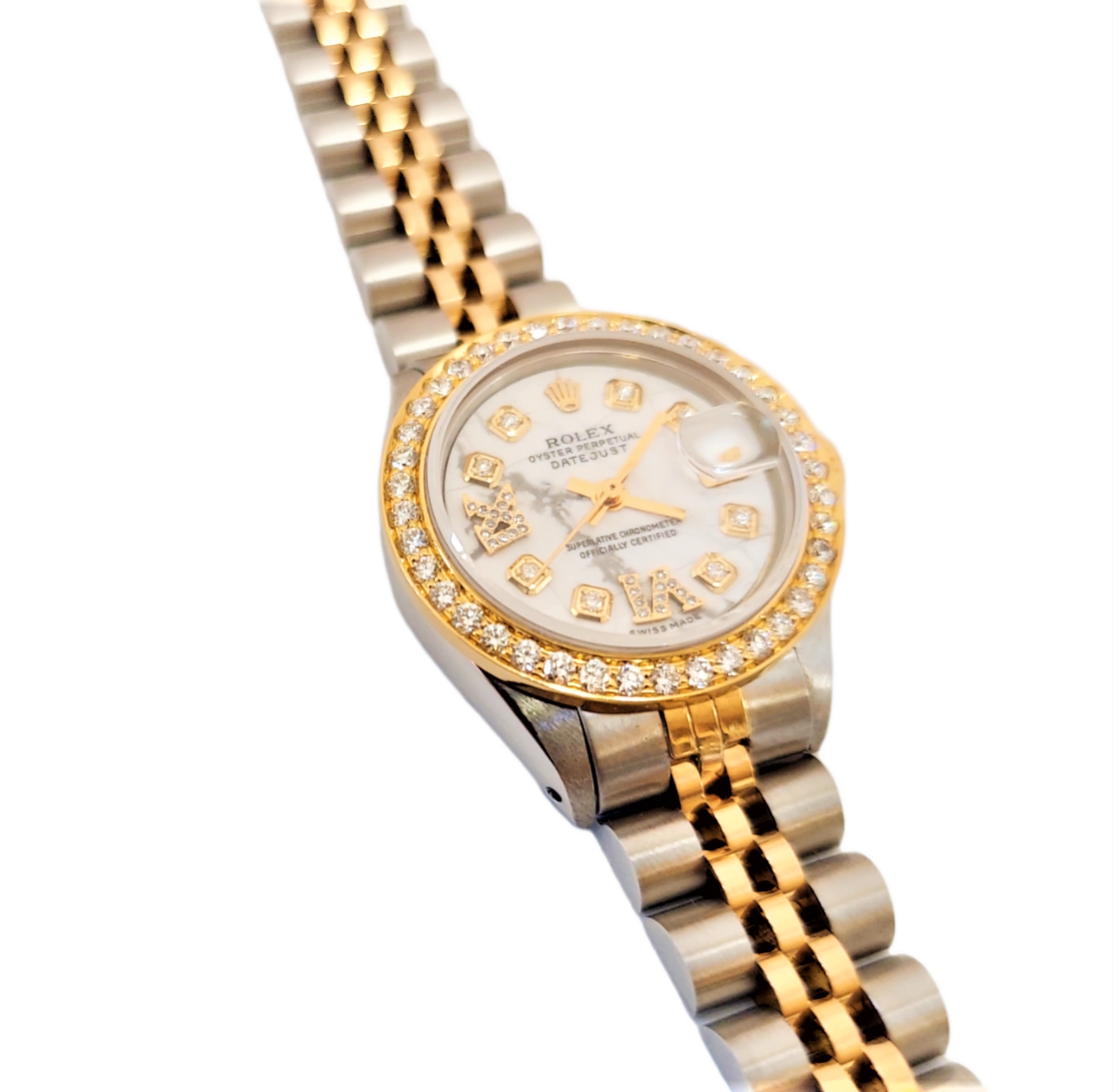 Rolex Ladies 26mm Datedjust 6917 Marble Diamond jubilee