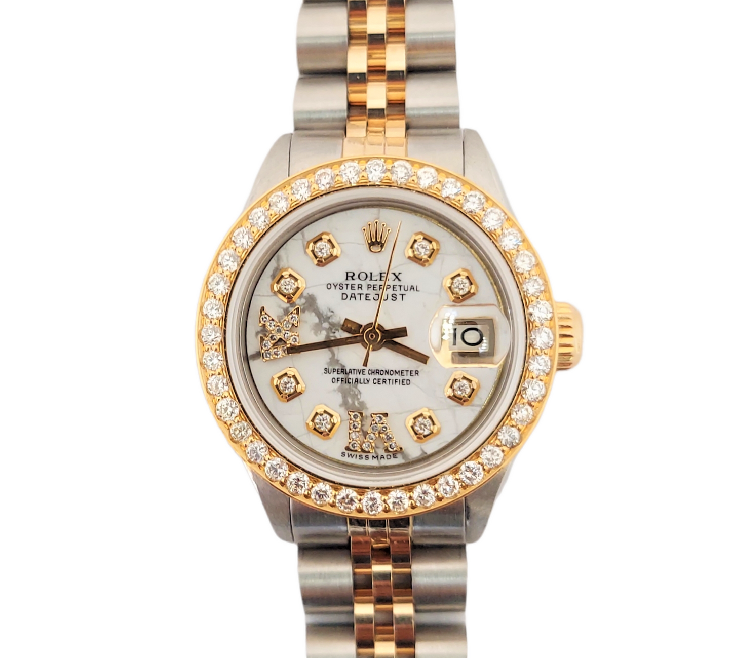 Rolex Ladies 26mm Datedjust 6917 Marble Diamond jubilee