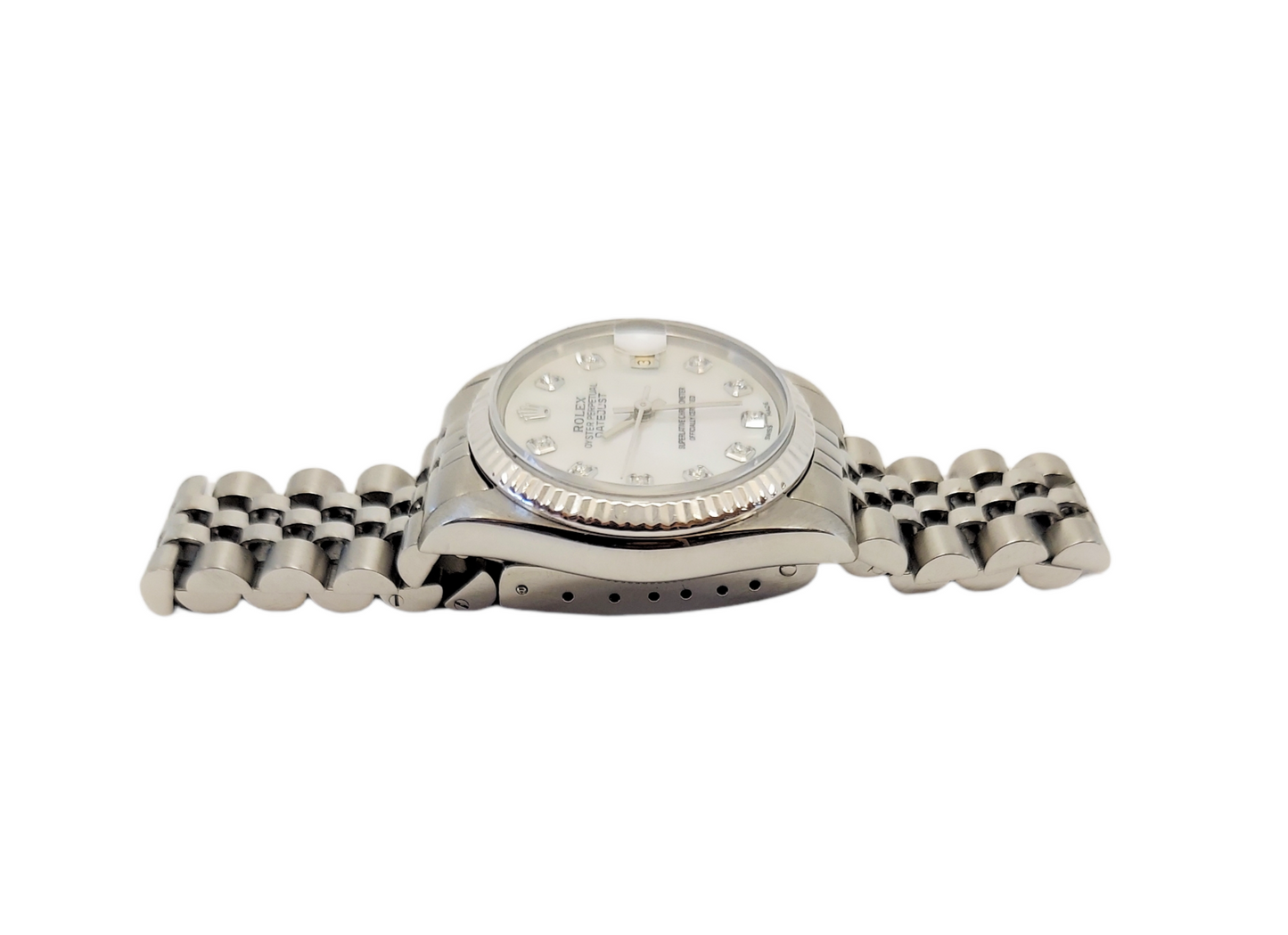 Rolex Ladies 31mm Datejust 68274 MOP Diamond Dial jubilee