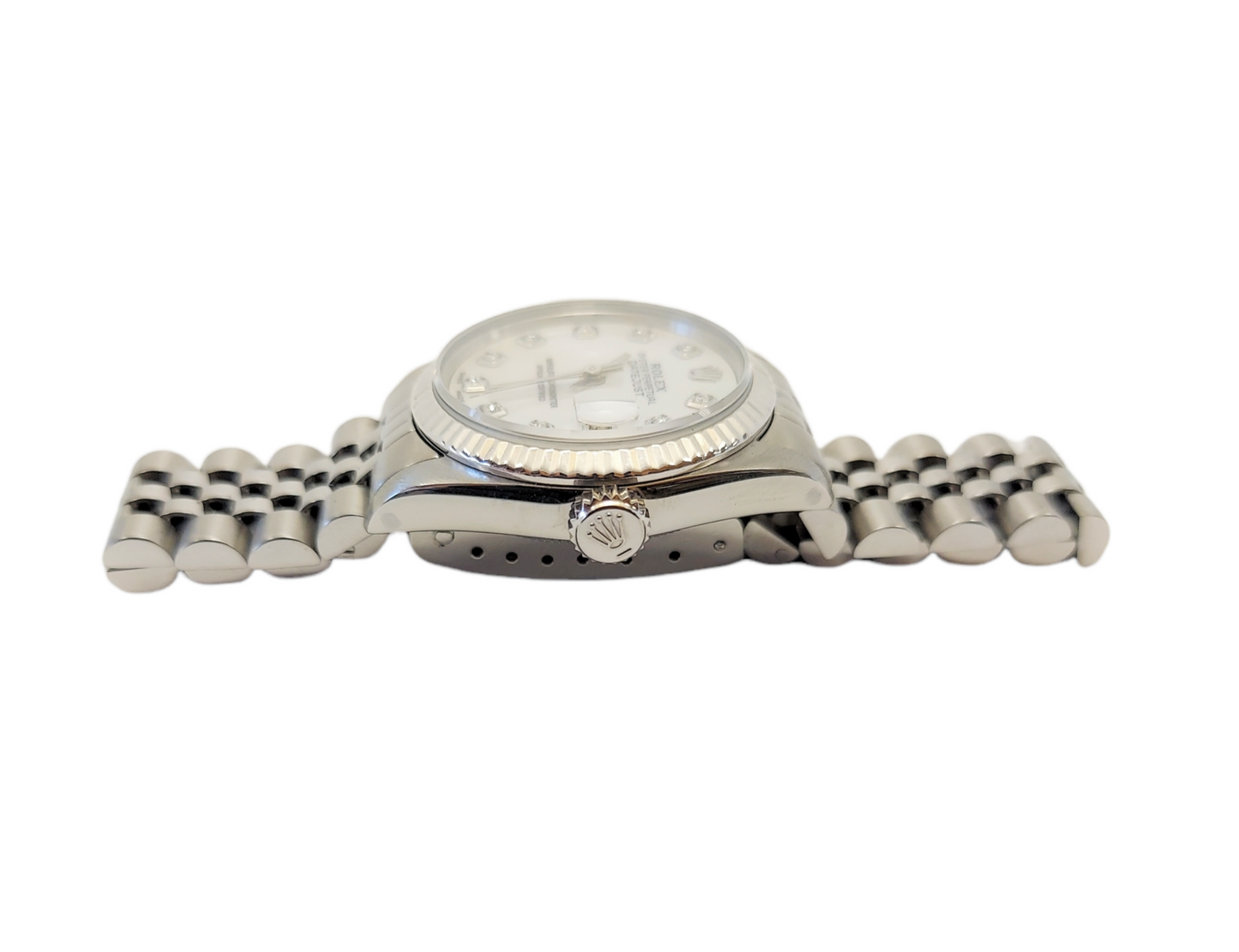 Rolex Ladies 31mm Datejust 68274 MOP Diamond Dial jubilee