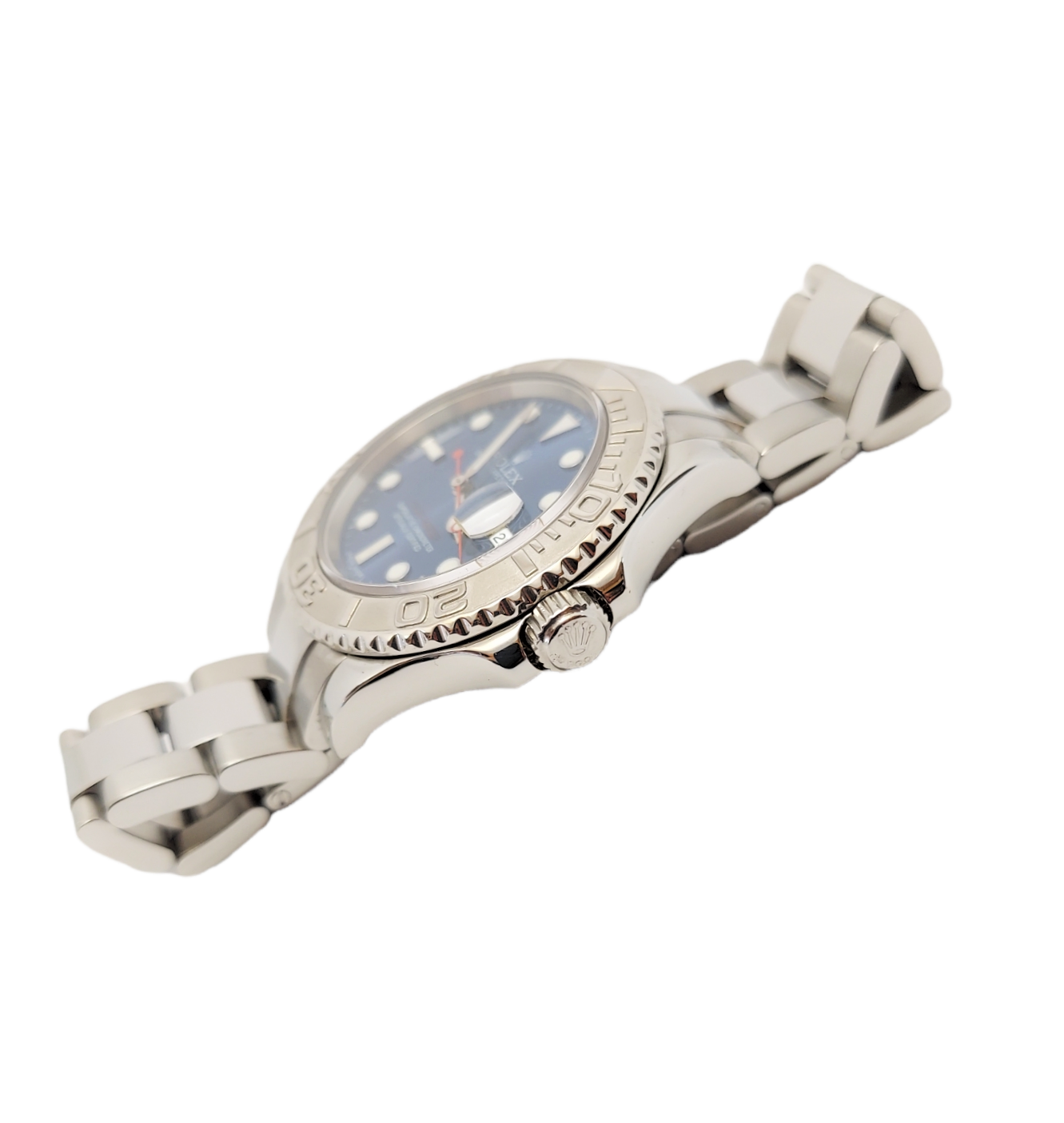 Rolex Mens 40mm Yatchmaster 16622 Oyster steel Blue