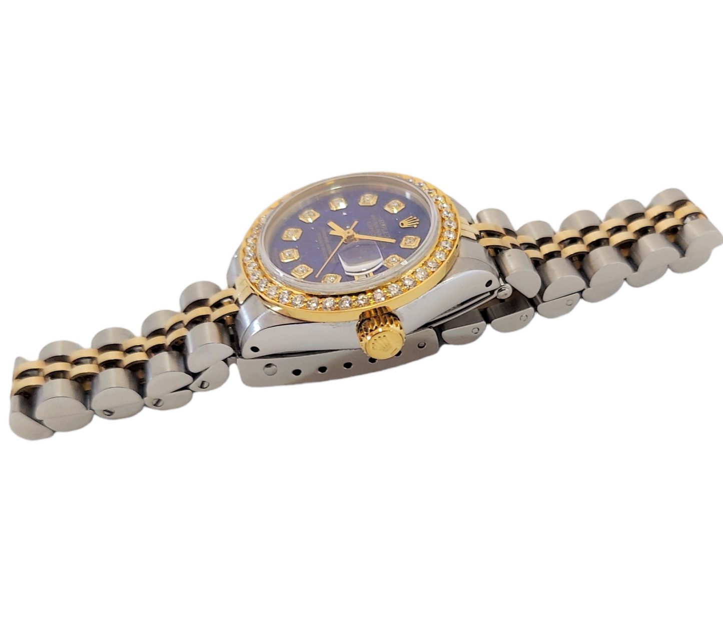 Rolex Ladies 26mm Datejust 6917 Blue Lapis Diamond