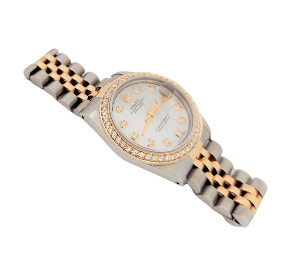 Rolex Ladies 31mm Datejust 68273 MOP Diamond jubilee