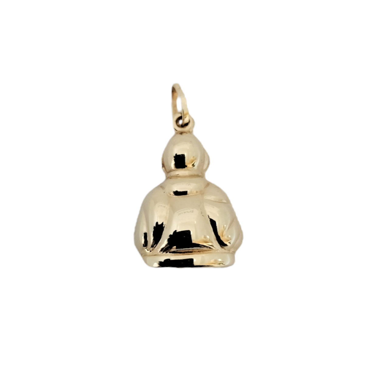 14k Yellow Gold Buddha Pendant