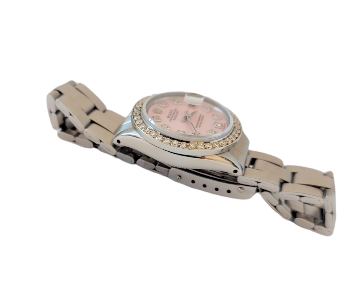 Rolex Ladies 26mm Datejust 6516 Pink MOP Diamond