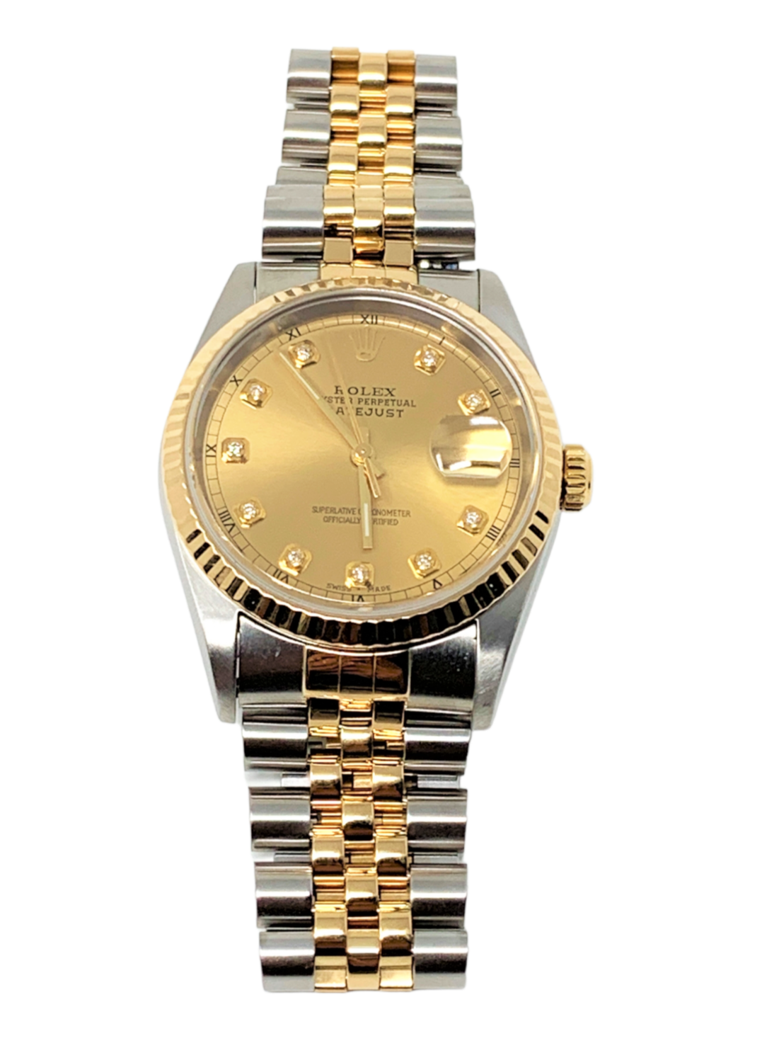 Rolex 16233 Datejust 36mm Champagne Diamond Jubilee