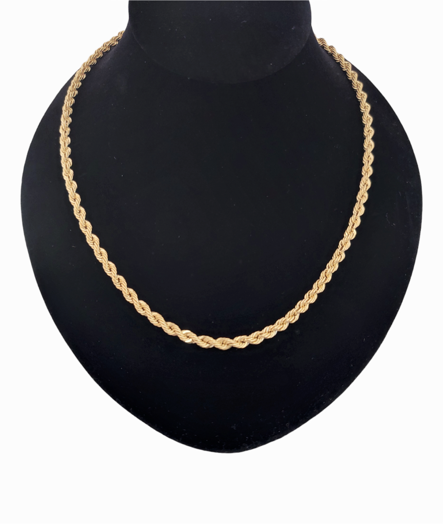 14k Yellow Gold unisex Rope Necklace