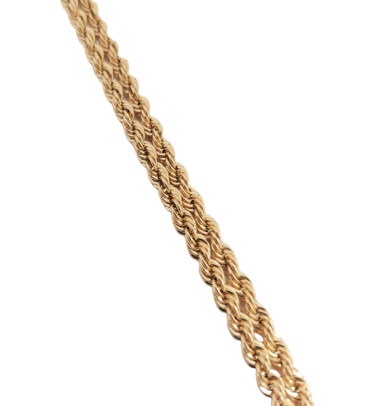 14k Yellow Gold unisex Rope Necklace
