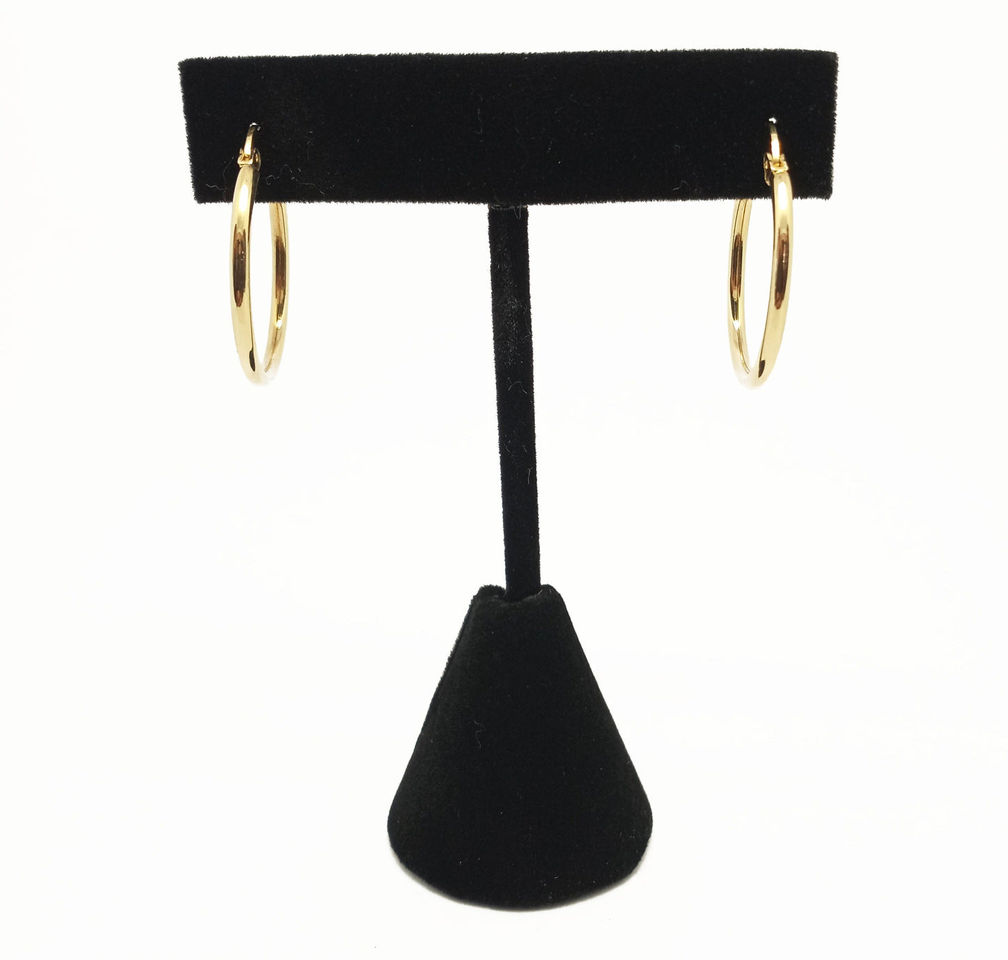 14K Yellow Gold Hoop Earrings