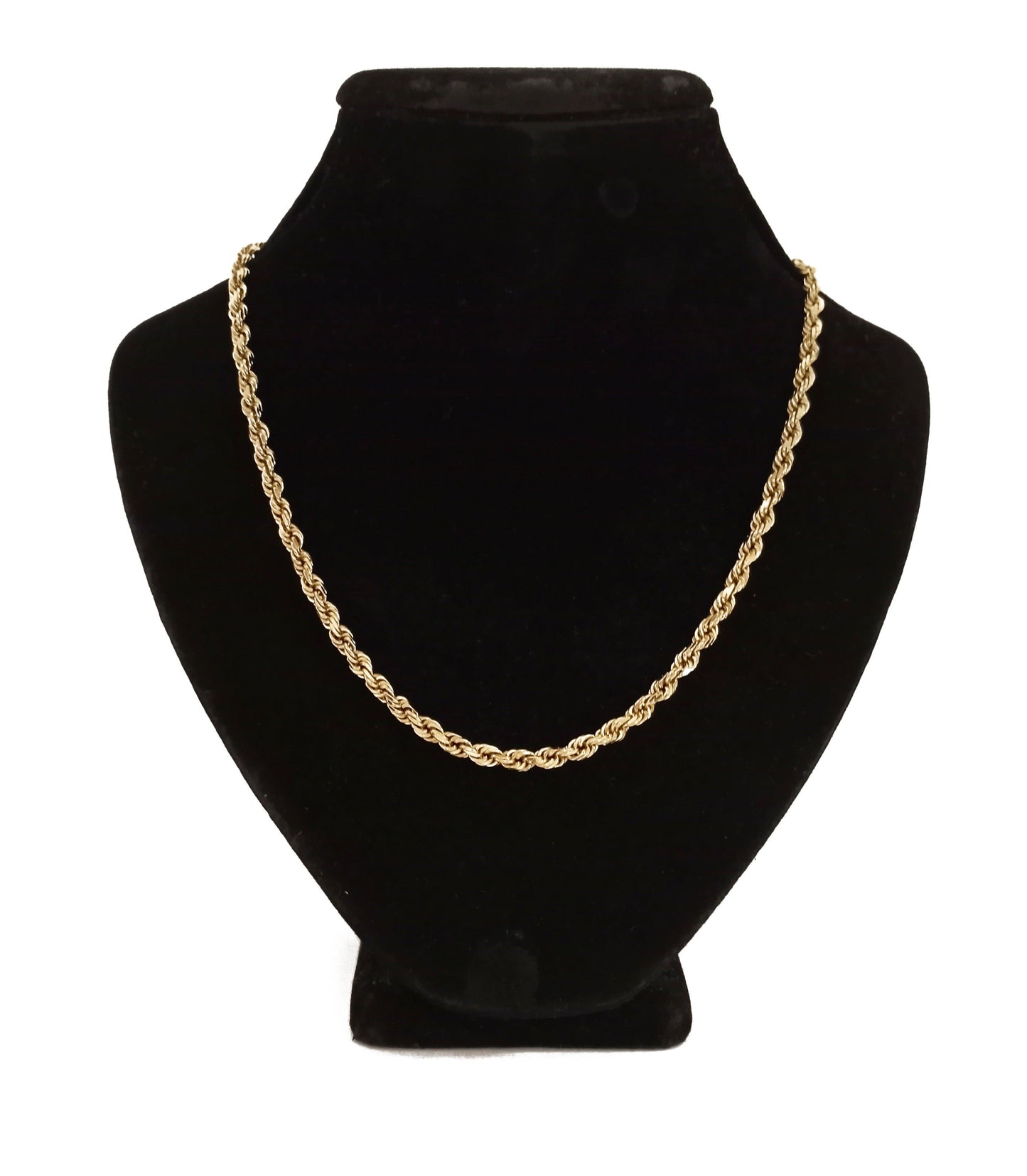 14K Yellow Gold Rope Necklace