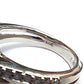 14K Ladies White gold Emerald & Diamond Ring