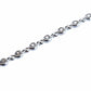 Ladies .925 Silver Ruby ZC Bracelet