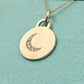 Tiffany &Co. 18k Yellow Gold Moon Diamond Chain and pendant set
