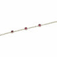 Ladies .925 Silver Ruby ZC Bracelet