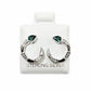 925 Silver Ladies ZC escorpion Stud earrings