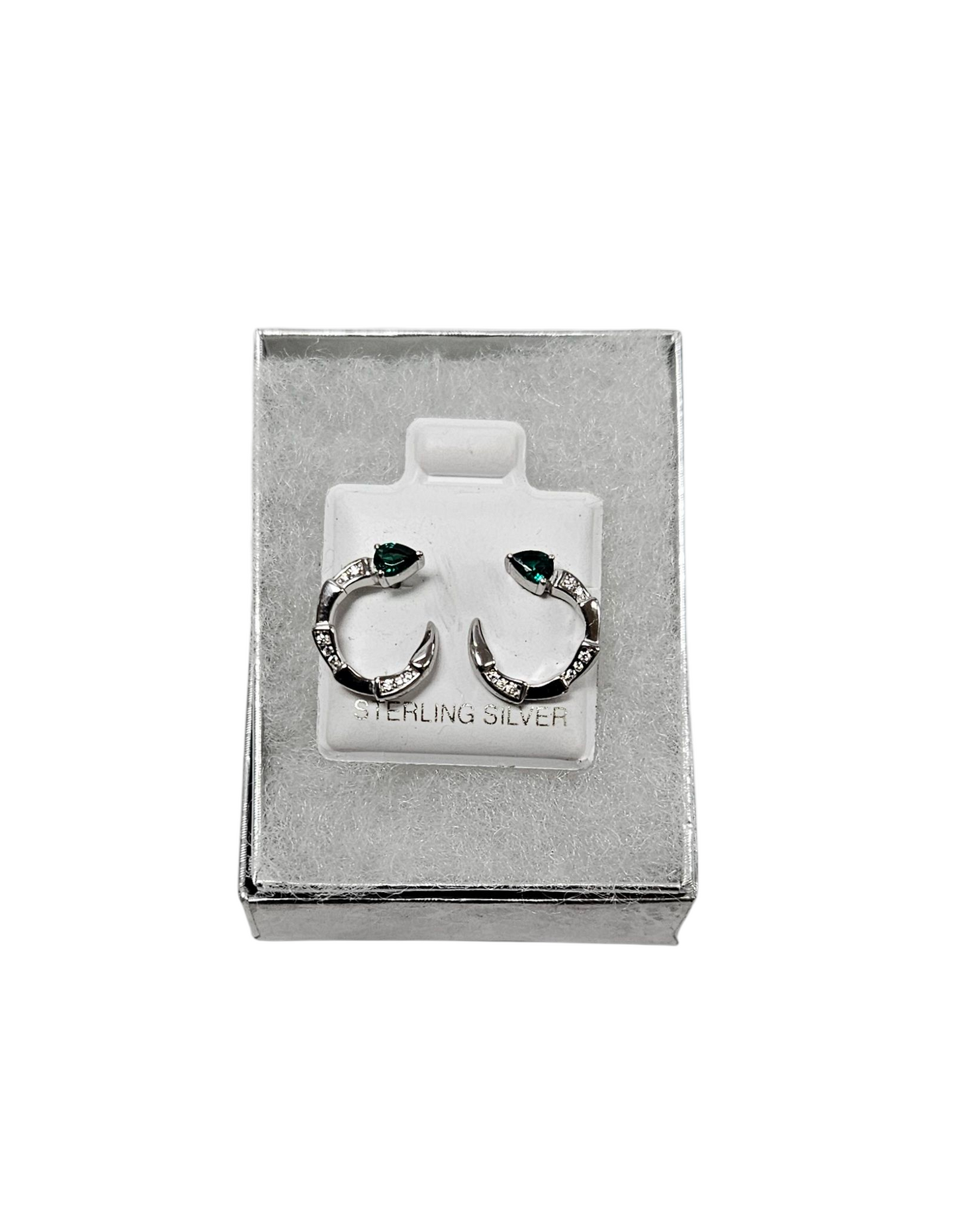 925 Silver Ladies ZC escorpion Stud earrings