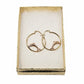 10K Ladies Yellow Gold Dolphin Hoop Earrings