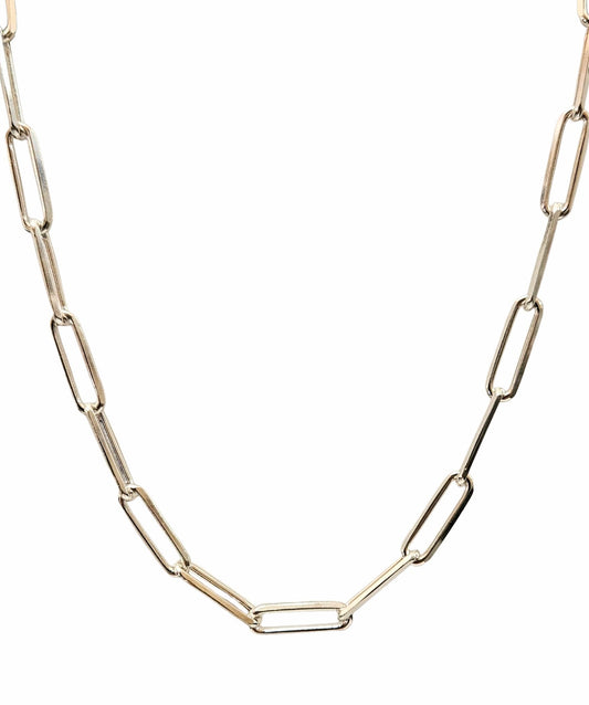 Ladies .925 Silver clip Link Necklace