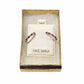 14k Ladies Yellow Gold Ruby Diamond Hoops