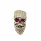 925 Silver Mens Punk skull Pendant