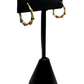 Ladies 14k yellow gold hoop earrings