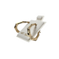 Ladies 14k yellow gold hoop earrings