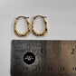 Ladies 14k yellow gold hoop earrings