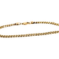 14k Unisex Yellow gold Cuban link bracelet
